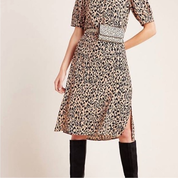 🐆 Anthropologie McKenzie Dress in Animal Print 🐆 - Picture 5 of 5